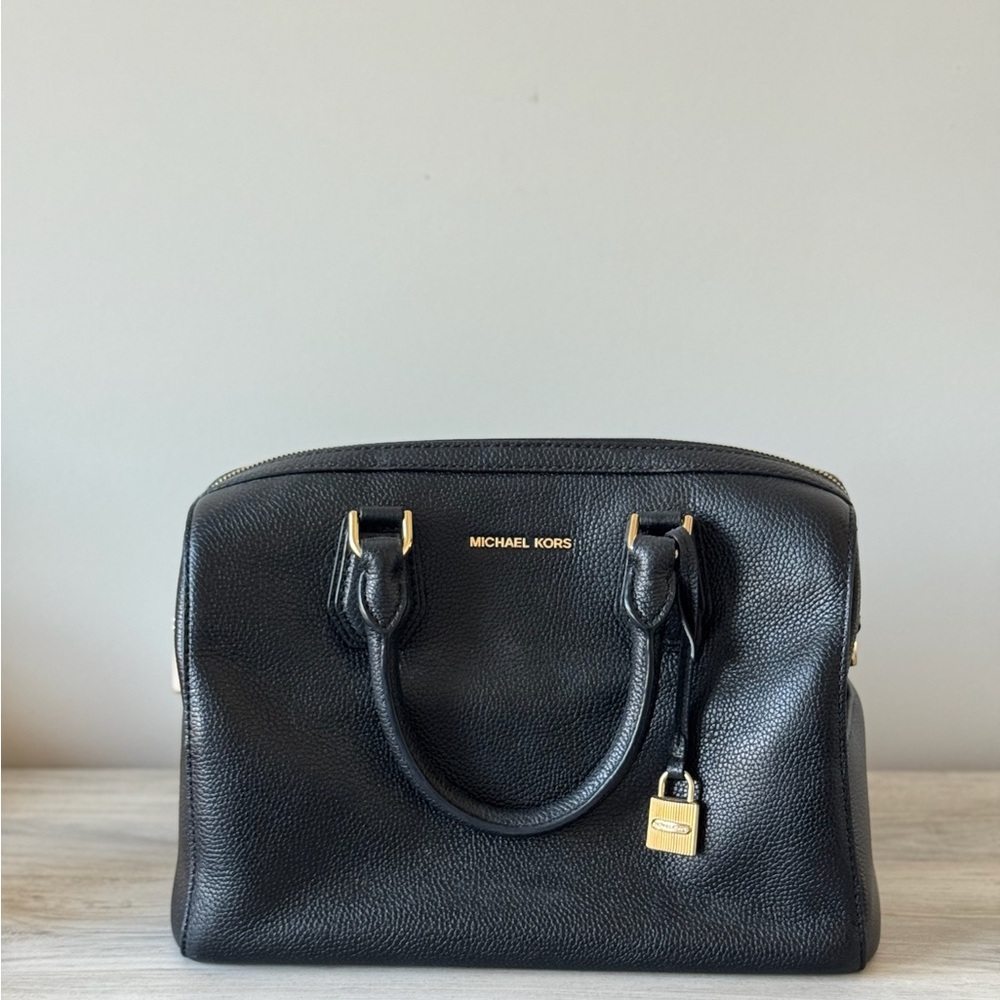 Michael Kors Black Leather Handbag